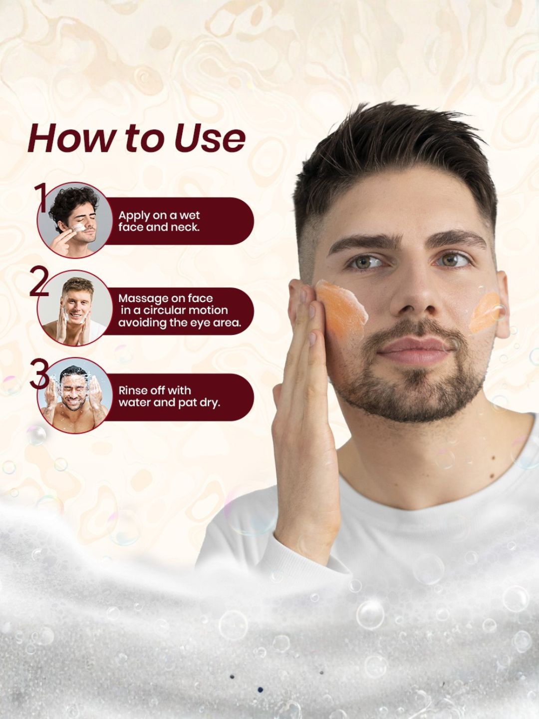 Menveda Face Wash for Men | Brightens & Controls Oil (100 ml)