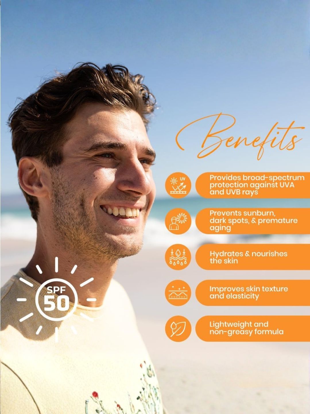 Menveda Face Wash & Sunscreen Combo for Men | SPF50 PA+++ (2 Pieces)