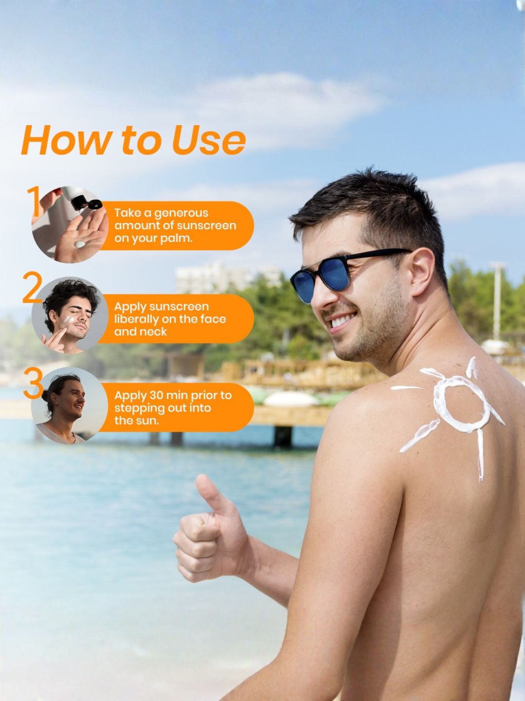 Menveda Sunscreen SPF50 PA+++ for Men | Matte Finish, No White Cast (50 g)