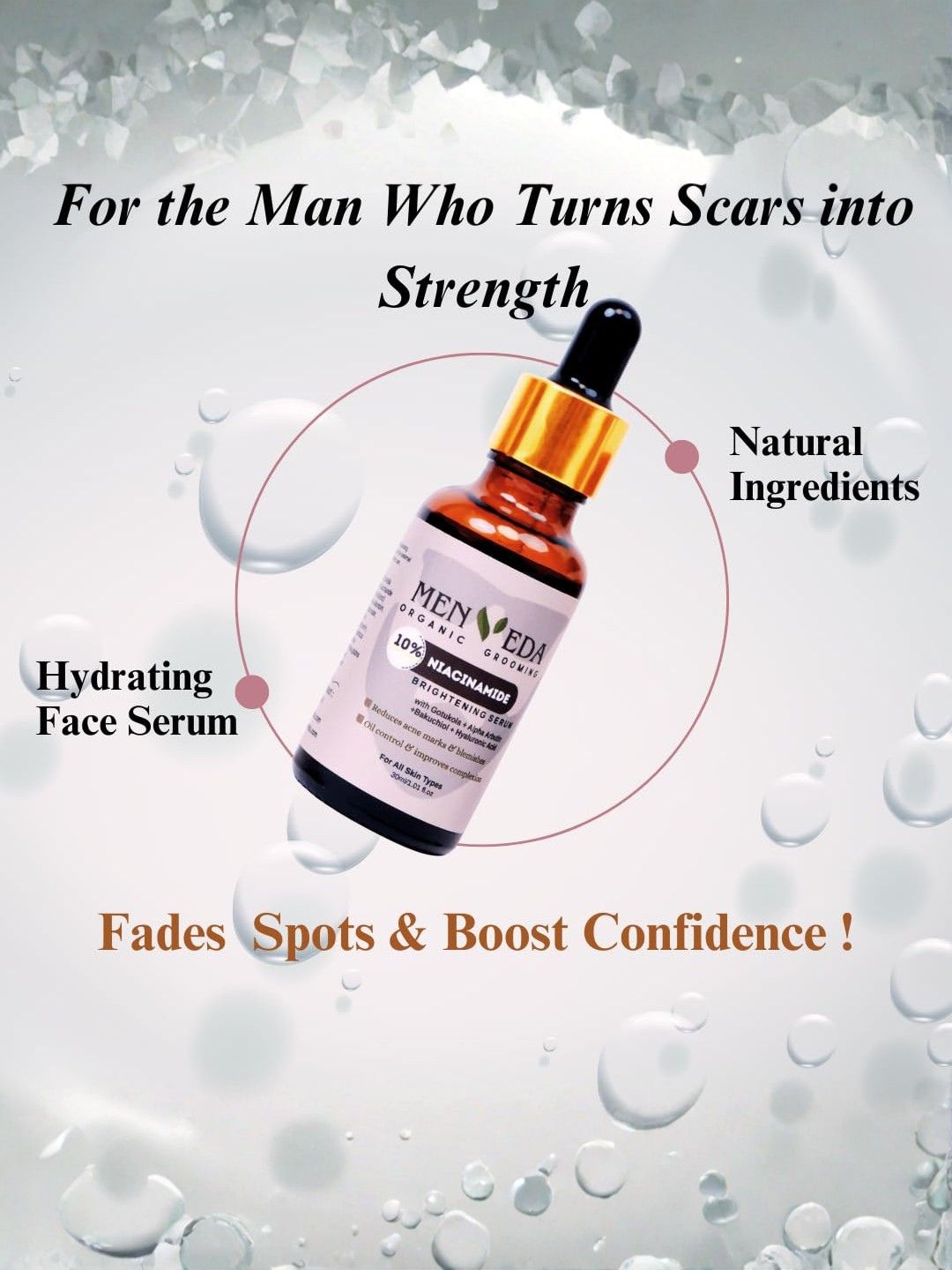 Menveda Everyday Grooming Kit for Men | Face Wash, Serum & Sunscreen (3 Pieces)
