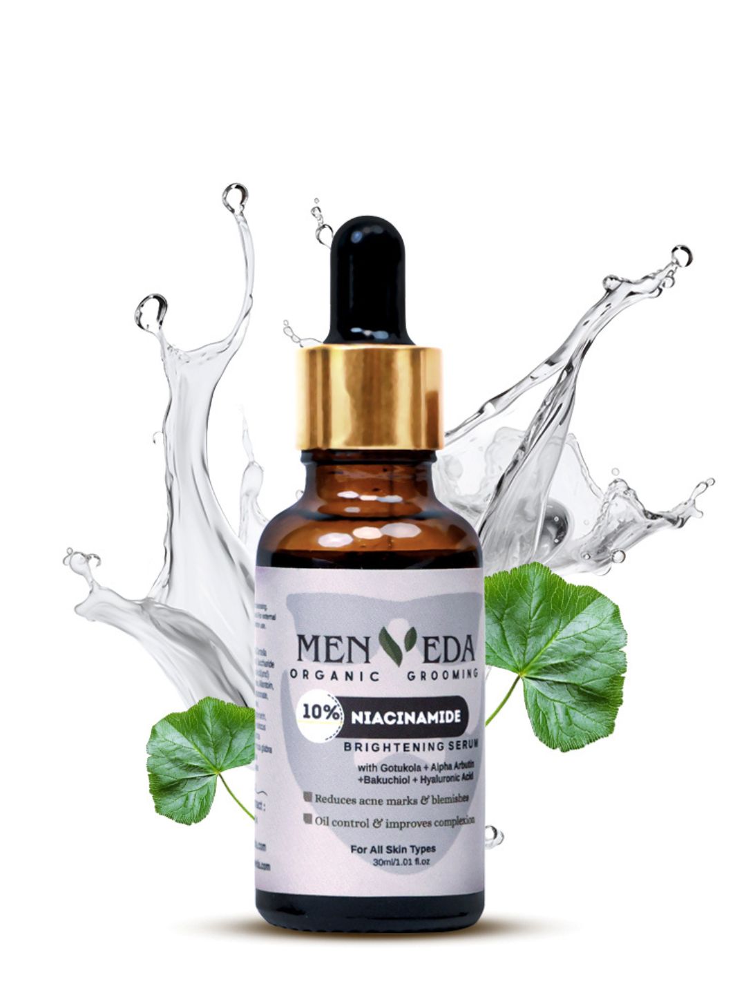 Menveda Brightening 10% Niacinamide Face Serum for Men (30 ml)