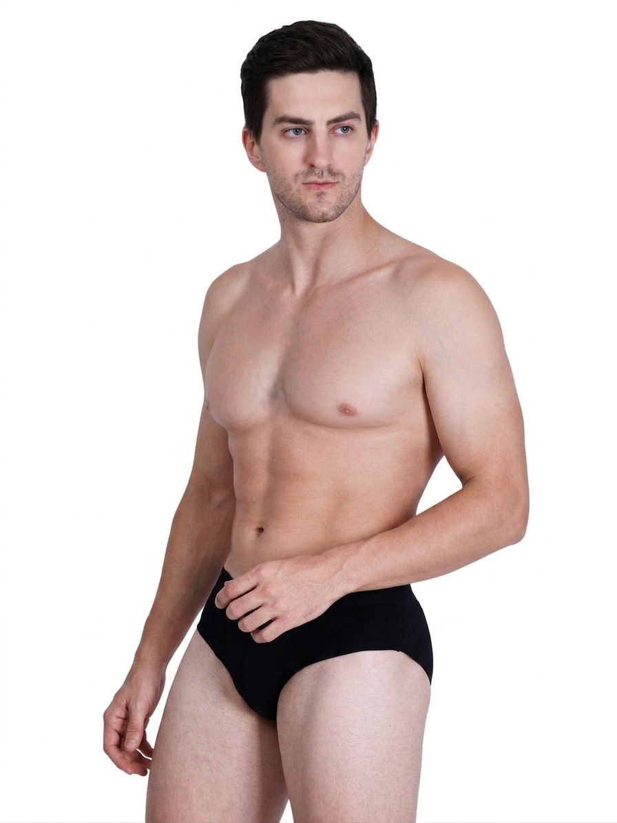 Bamboology Black Frenchie Fit Underwear (Pack of 2)