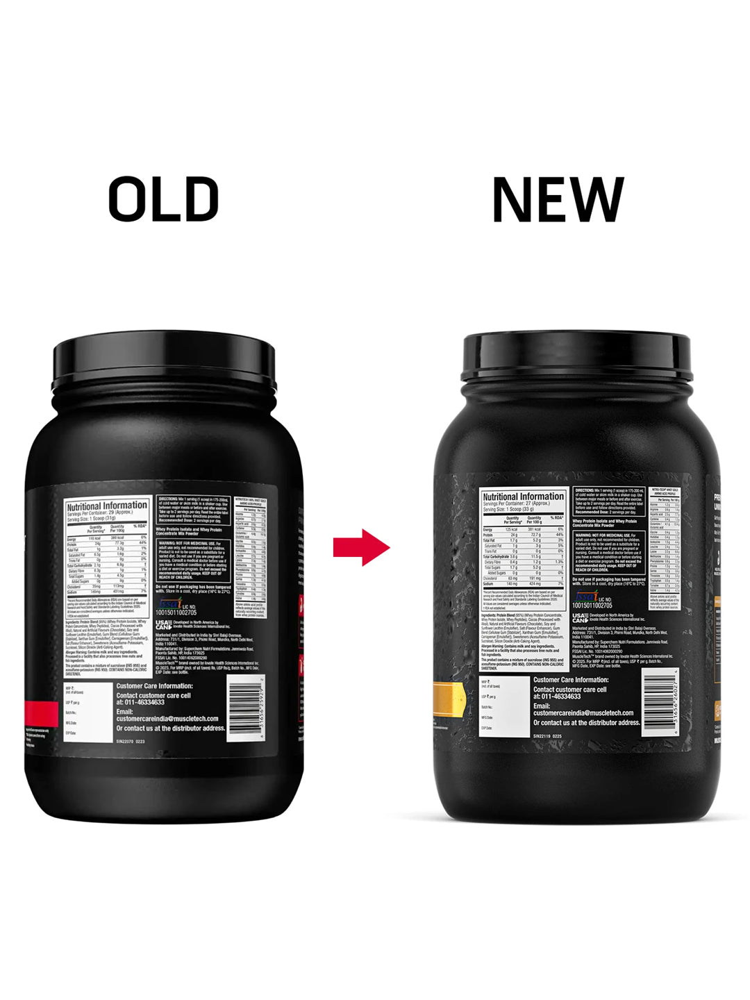 Muscletech Nitro Tech Whey Gold Double Rich Chocolate Powder (907 g)