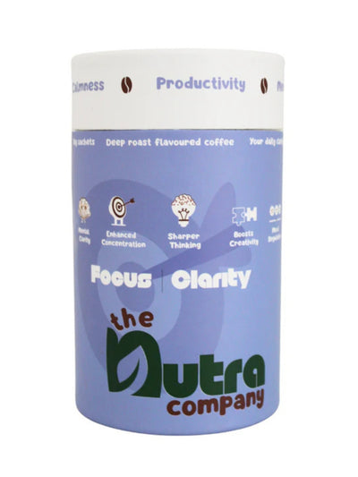 The Nutra Company Focus Coffee with L-Theanine & Rhodiola | No-Jitter Mental Clarity Coffee