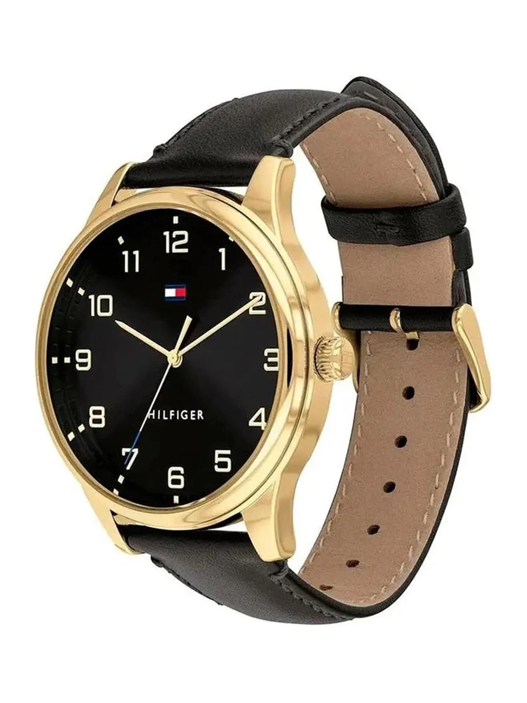 Tommy Hilfiger Round Black Dial Analog Watch - NCTH1791660W