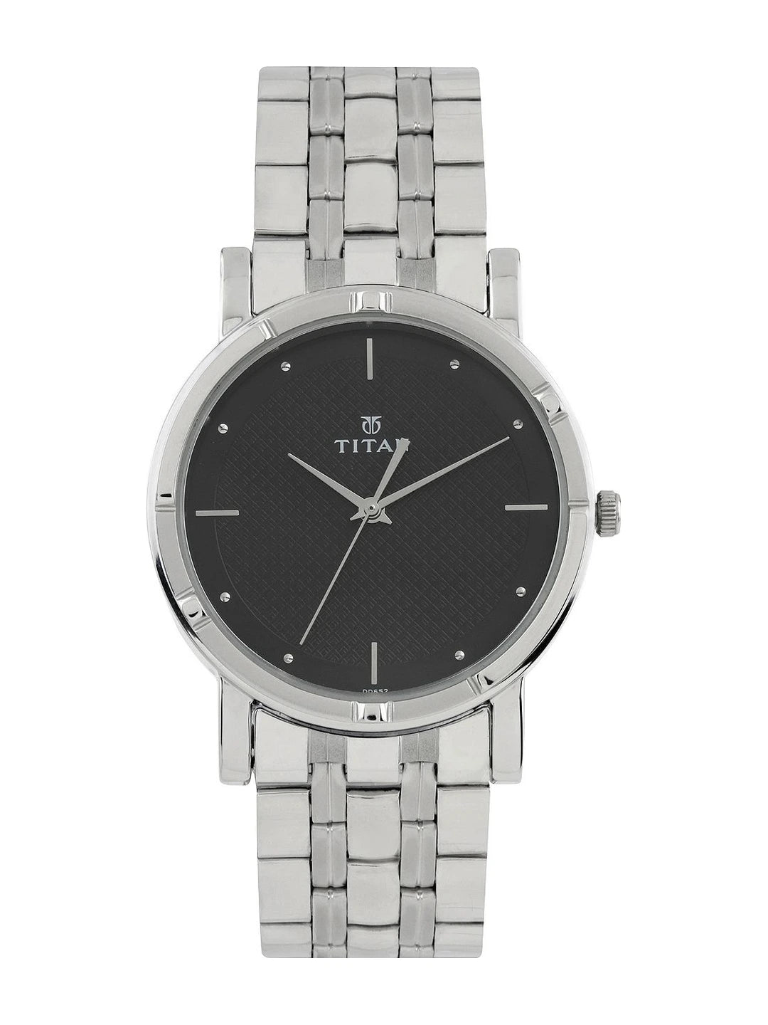 Titan Workwear Quartz Analog With Black Dial Watch - NN1639SM02