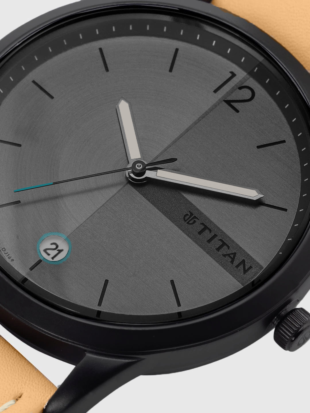 Titan Quartz Analog With Anthracite Dial Watch - NP1806NL01