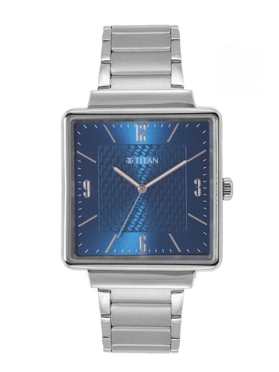 Titan Stainless Steel Bracelet Style Strap Analogue Watch - NR10005SM01