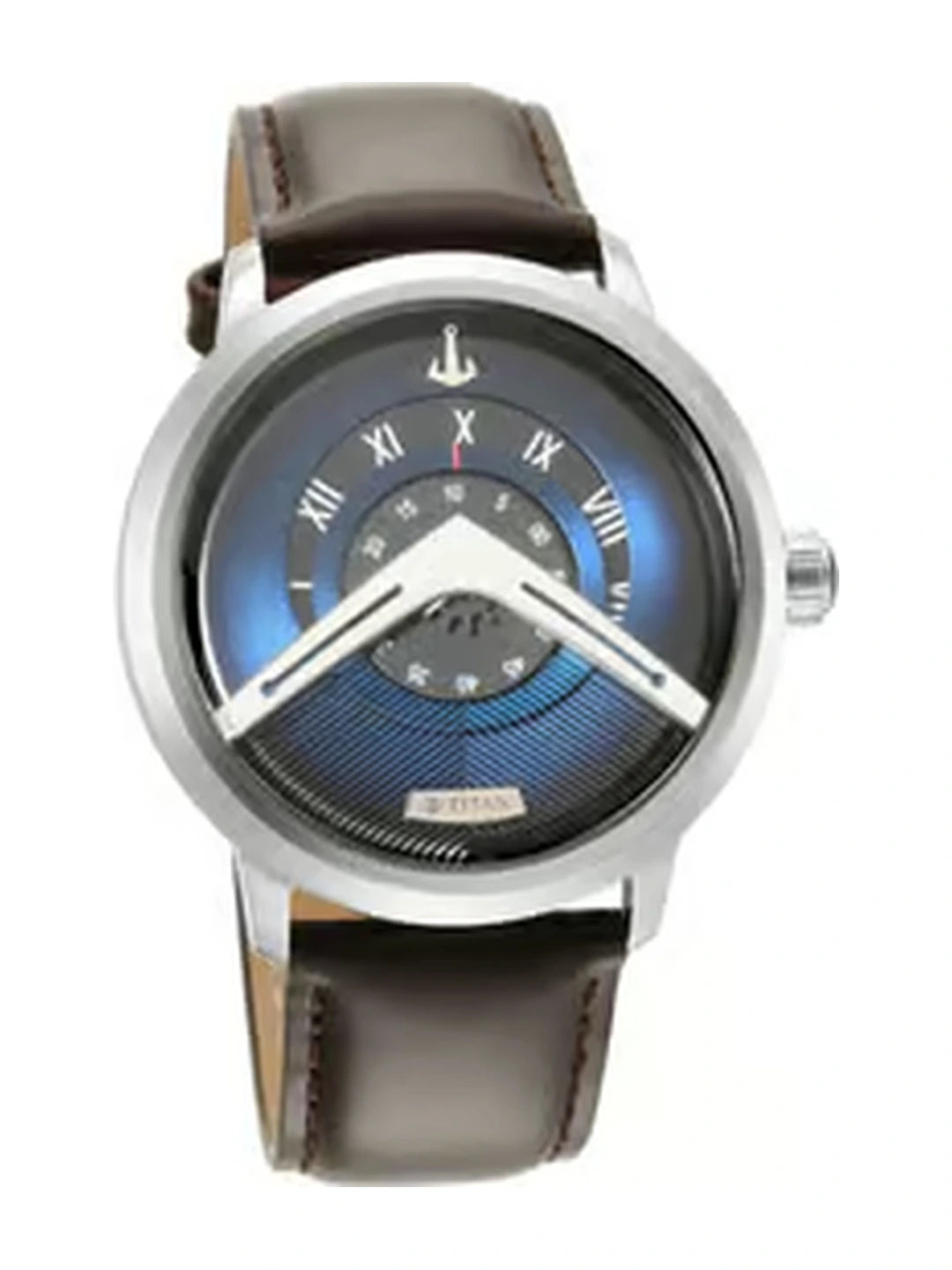 Titan Round Analog Watch - NR1828SL01