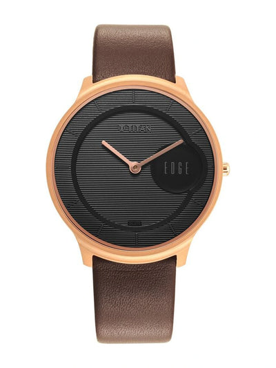 Titan Edge Round Black Dial Analog Watch - NT1843WL03