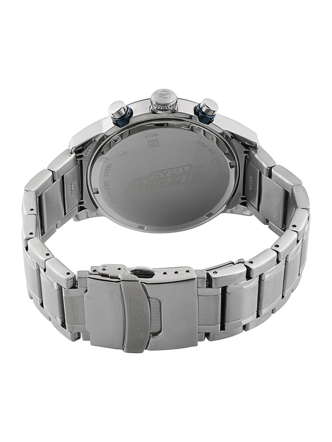 Titan Octane Chronograph Analog With Blue Dial Watch - NT90086KM01