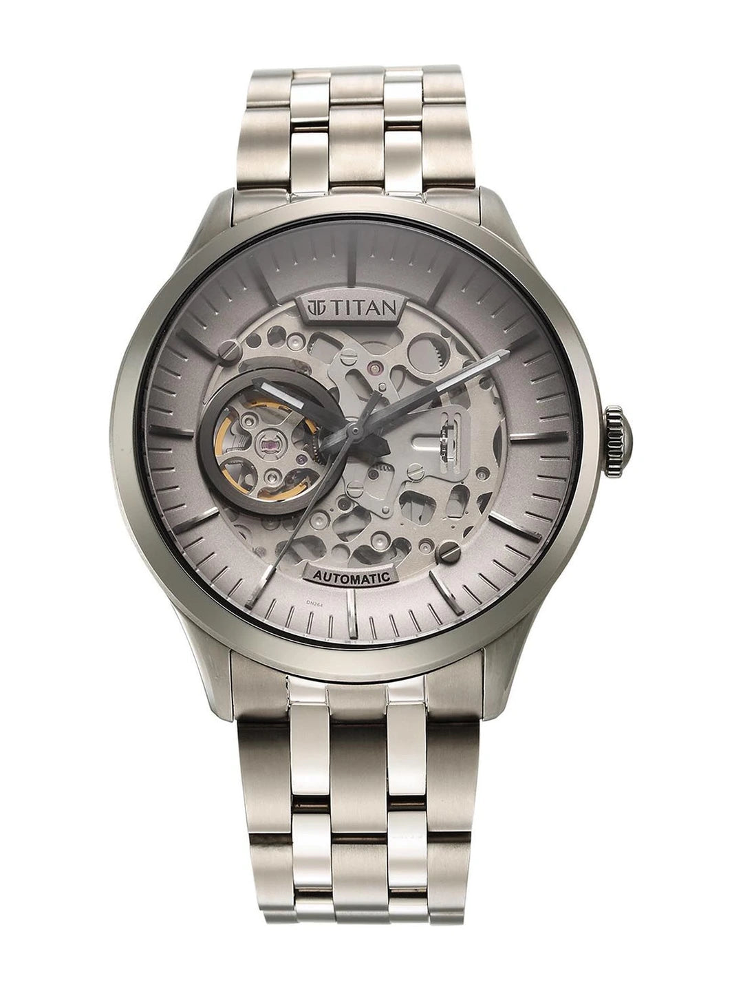Titan Metal Mechanicals Automatic With Grey Dial Watch - NT90140TM01