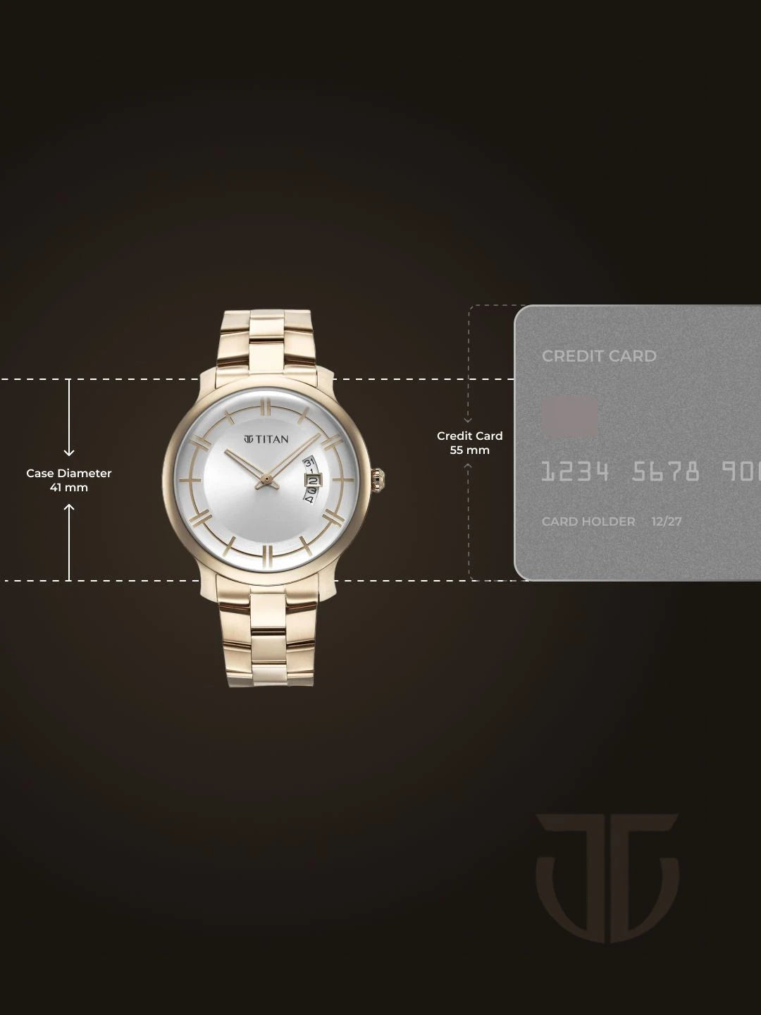 Titan Classic Distincta Quartz Analog With Silver Dial Watch - NT90170WM01