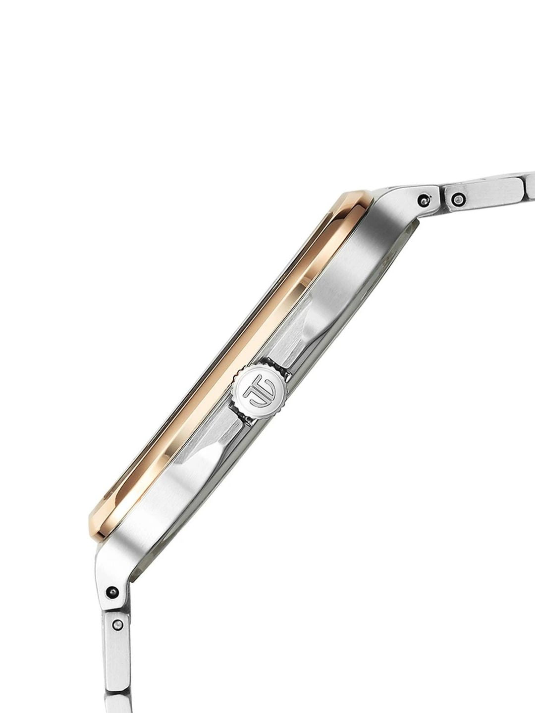 Titan Classique Slim Square Quartz Analog With Silver Dial Watch - NT90176KM01