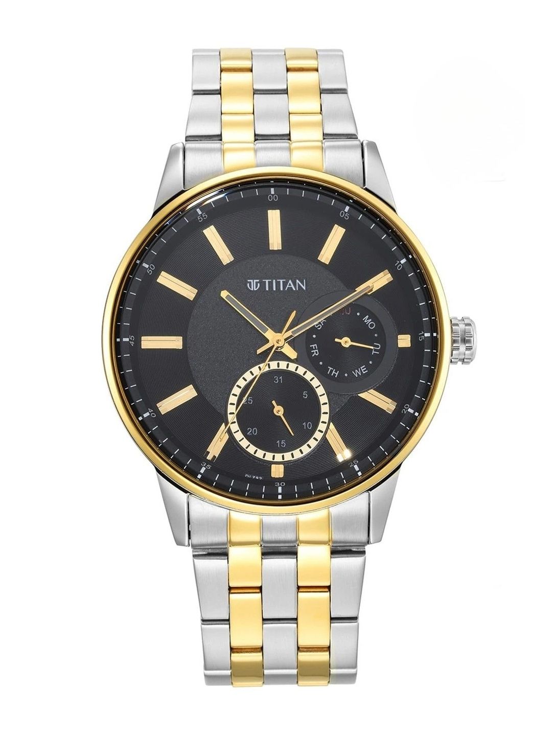 Titan Regalia Opulent Multifunction Analog With Black Dial Watch - NT9441BM02