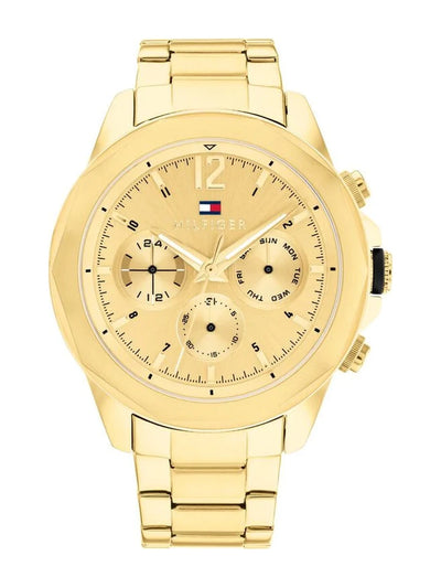 Tommy Hilfiger Round Gold Dial Analog Watch - NTTH1792060