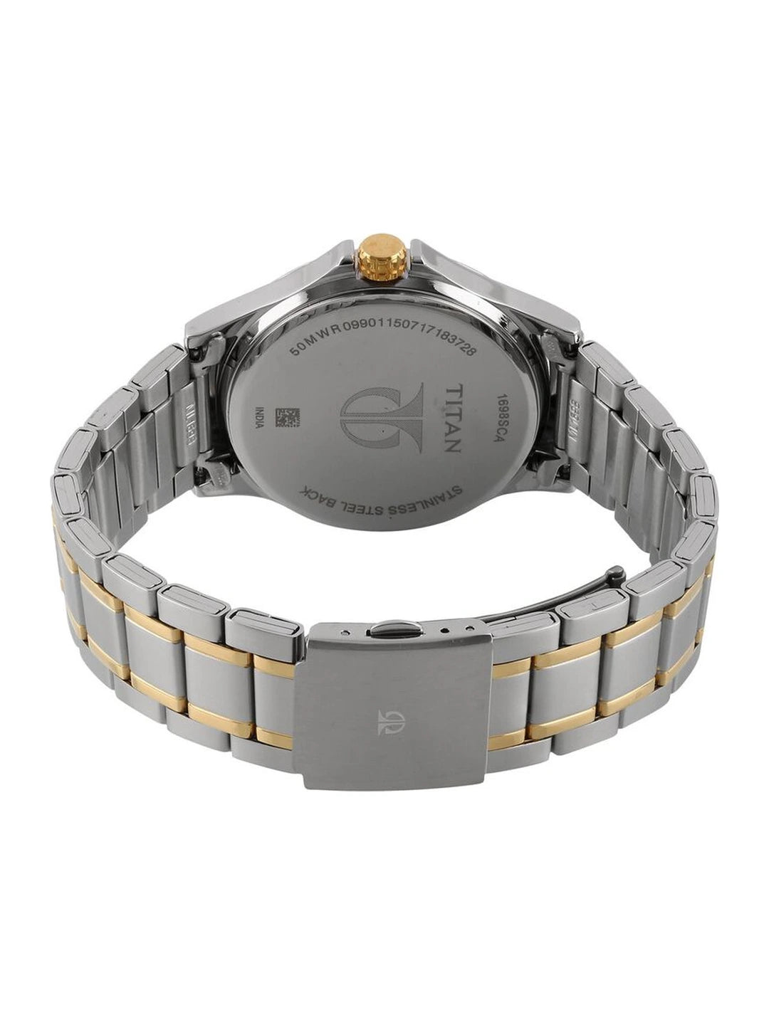 Titan Workwear Round Silver Dial Analog Watch - NU1698BM01