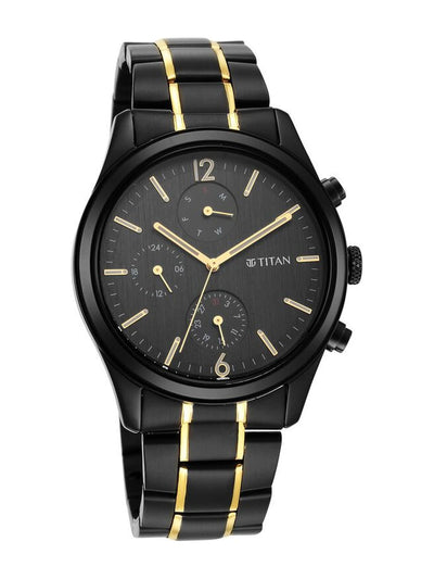 Titan Round Analog Watch - NU1805KM03