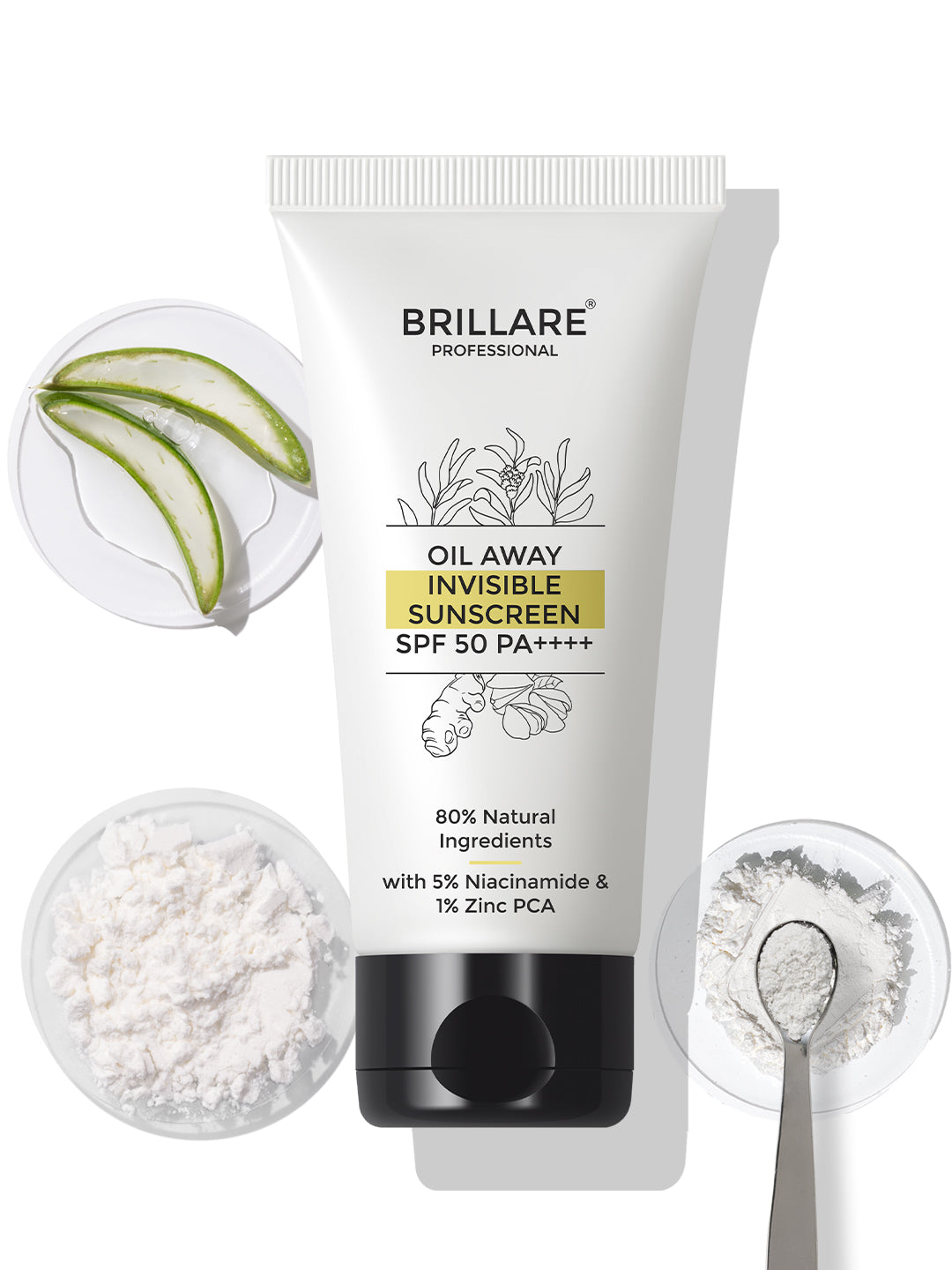 Brillare Oil Away Invisible Sunscreen SPF 50 (50g)