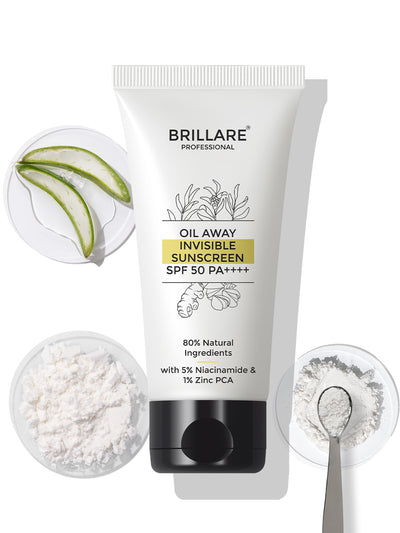 Brillare Oil Away Invisible Sunscreen SPF 50 (50g)
