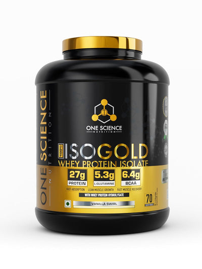 One Science Nutrition IsoGold Whey Protein Isolate Powder (2.27 kg)