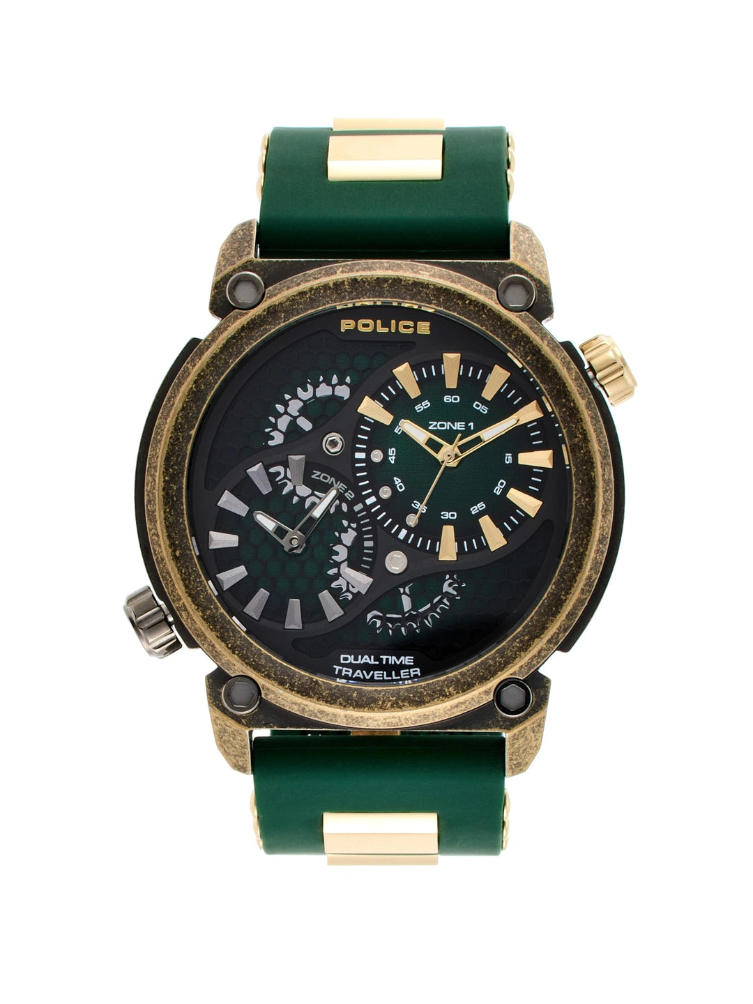 Police Round Analog Watch - PLPEWGM0071801