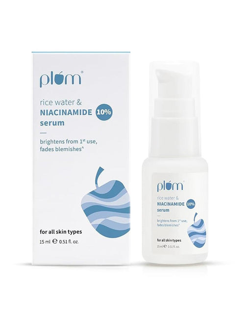 Plum 10% Niacinamide & Rice Water Serum 10ml