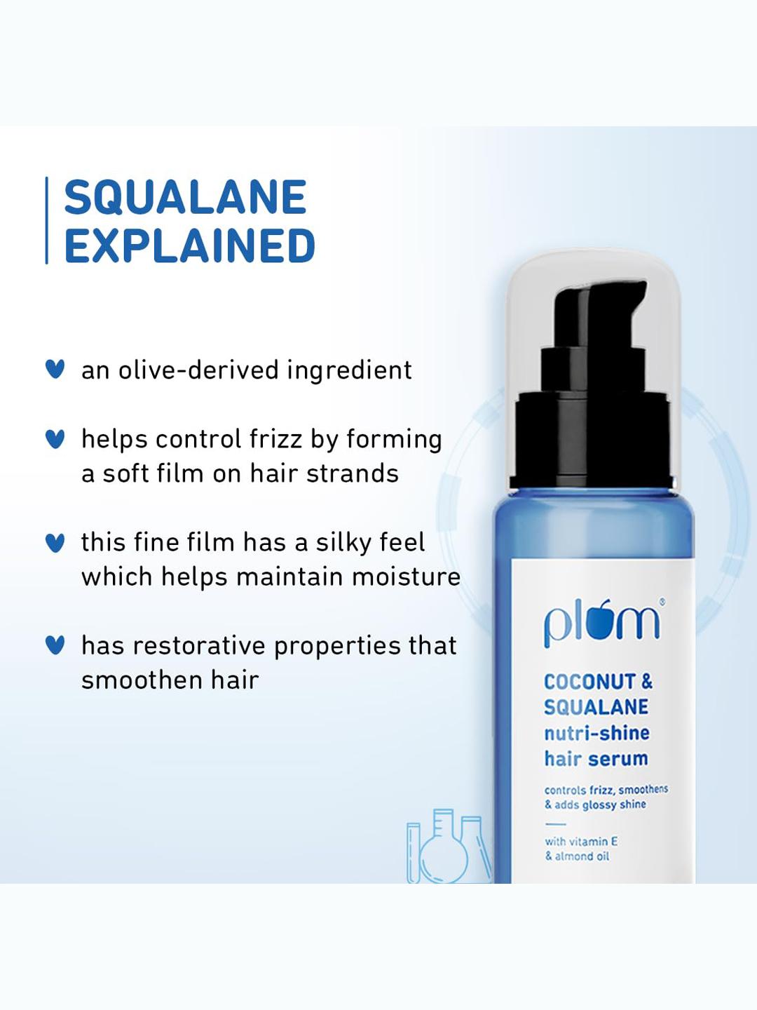 Plum Coconut & Squalane Nutri-Shine Hair Serum 75ml