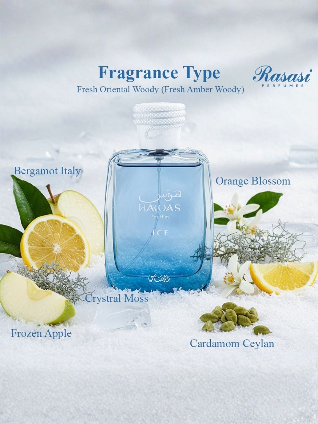 Rasasi Hawas Ice Eau de Parfum (100 ml)