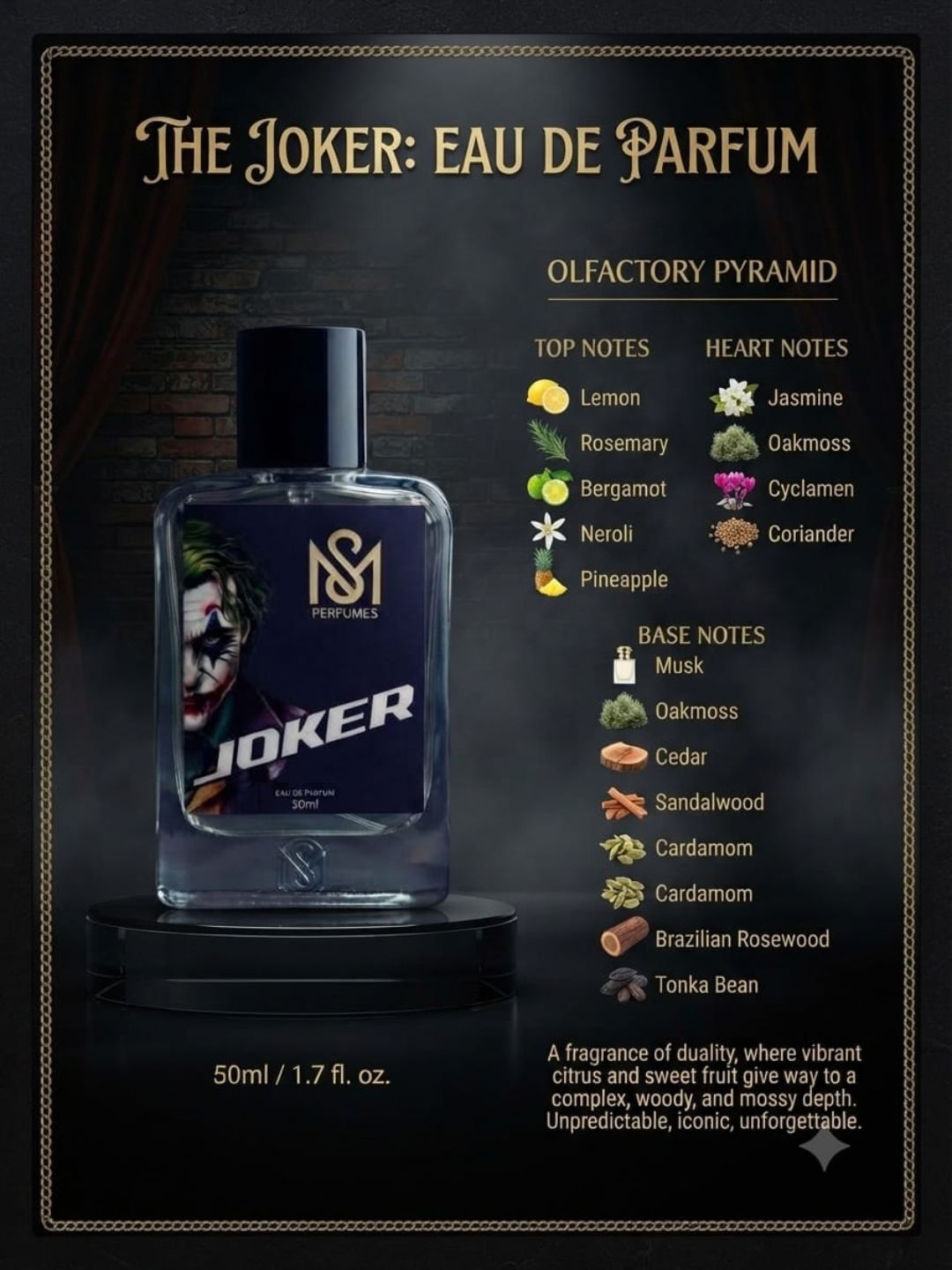 SM Perfumes Joker Edition EDP (50ml)