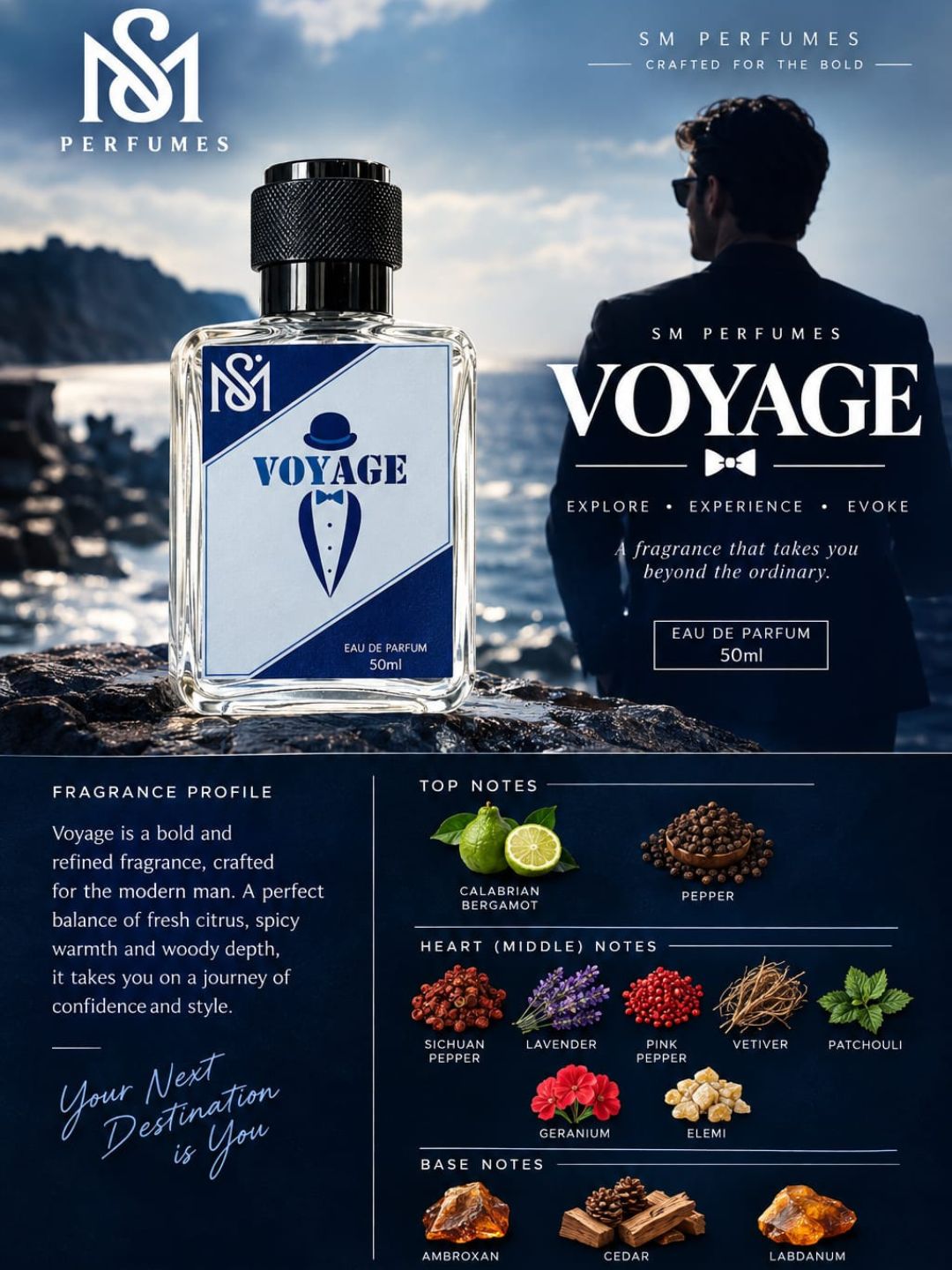 SM Perfumes Voyage EDP (50ml)