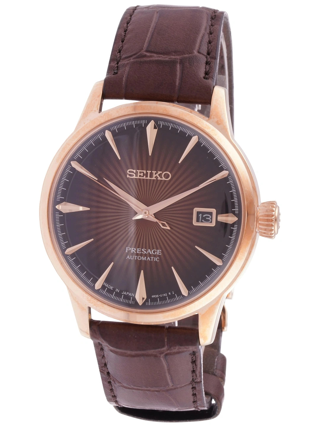 Seiko Round Brown Dial Analog Watch - SRPB46J1