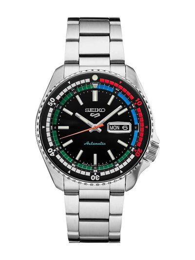 Seiko Round Black Dial Analog Watch - SRPK13K1