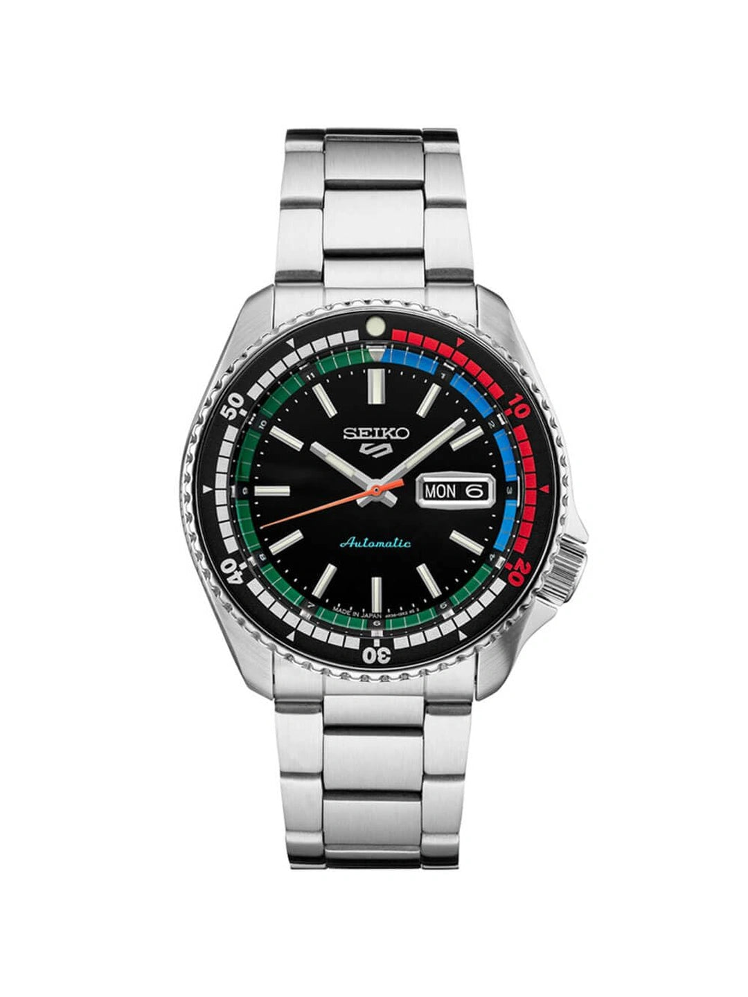 Seiko Round Black Dial Analog Watch - SRPK13K1