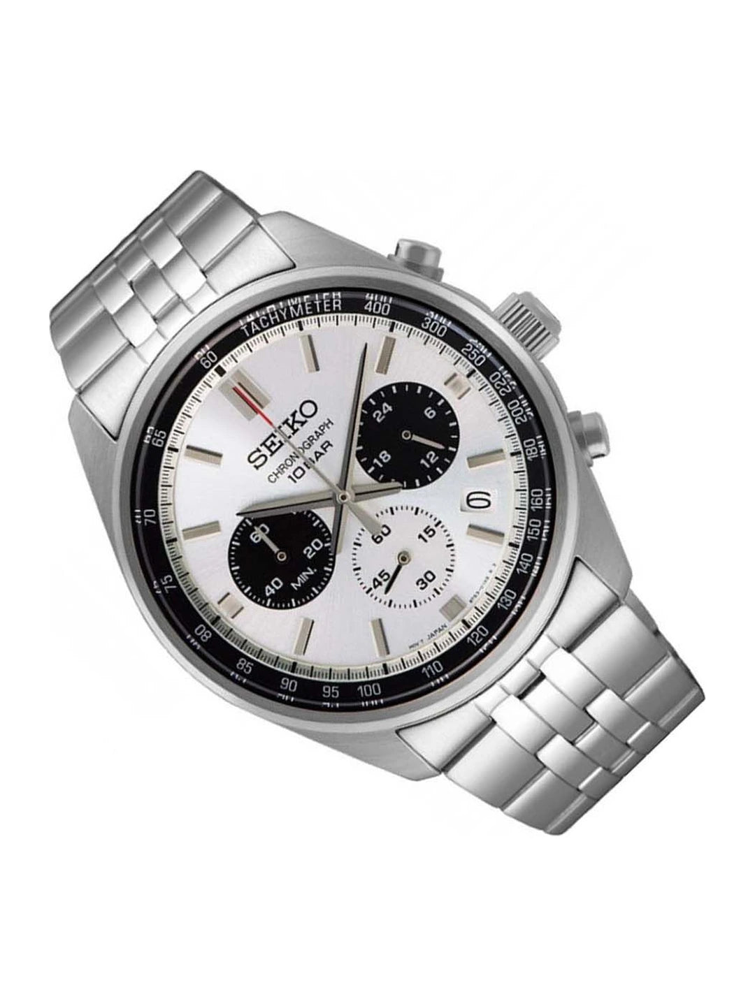Seiko Stainless Steel Bracelet Style Strap Analogue Chronograph Watch - SSB425P1