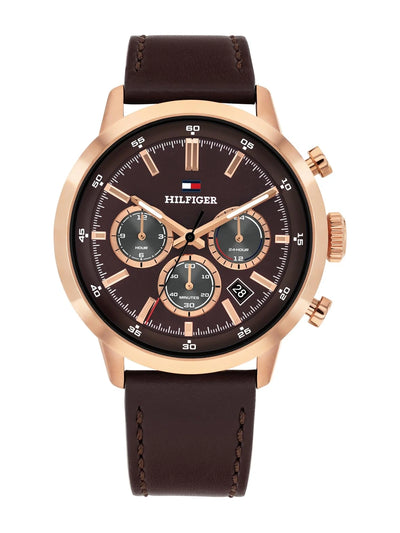 Tommy Hilfiger Round Brown Dial Analog Watch - TH1710752