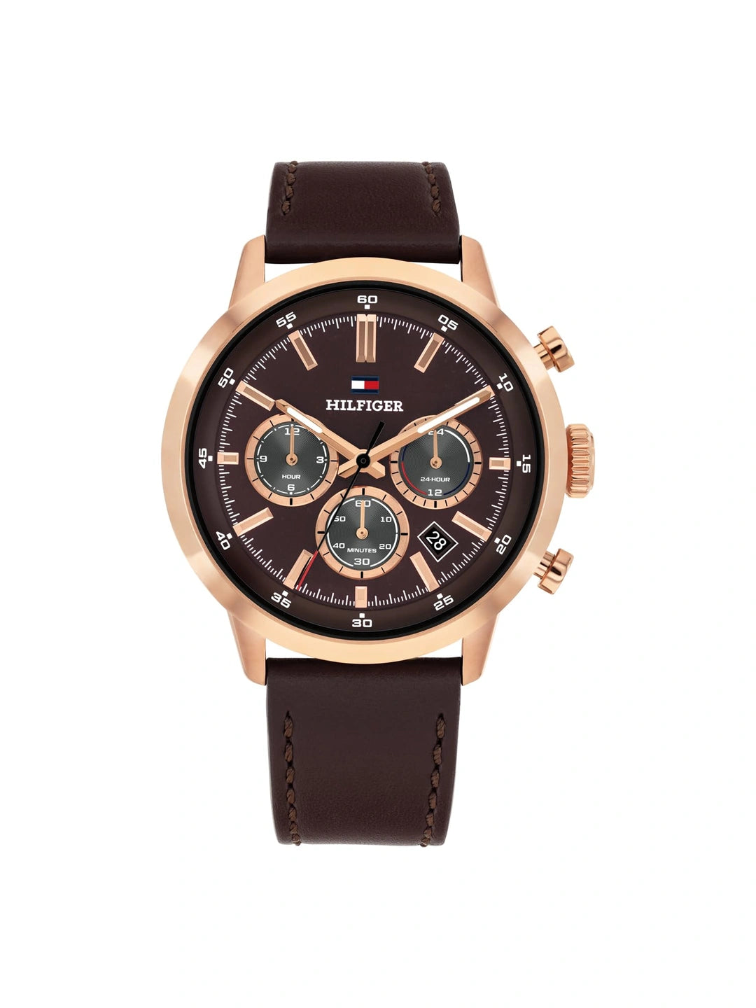 Tommy Hilfiger Round Brown Dial Analog Watch - TH1710752