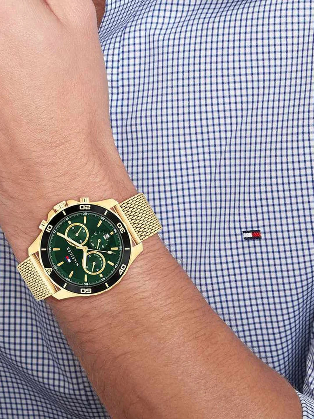 Tommy Hilfiger Multifunction Analog Green Dial Watch - TH1792093