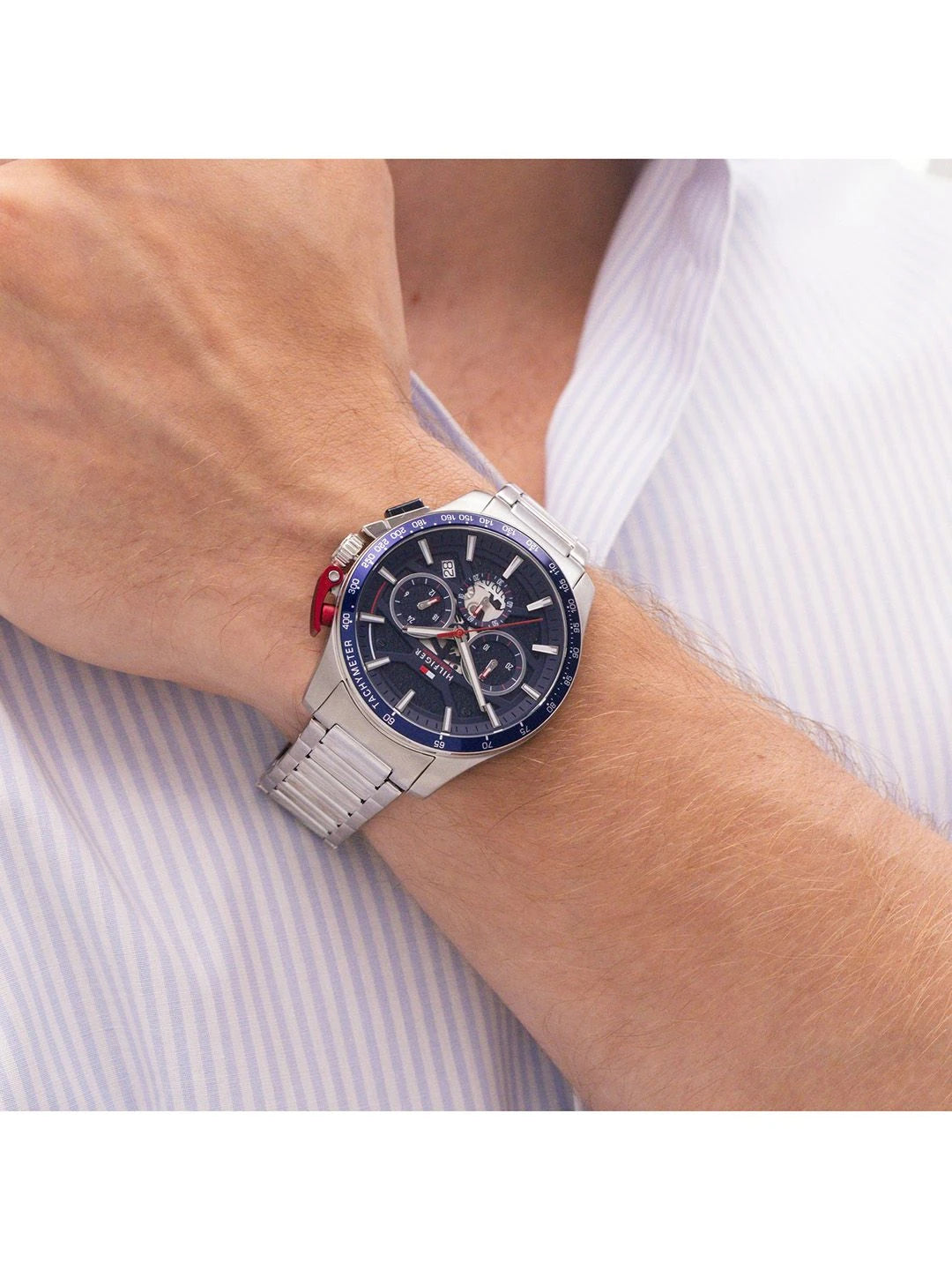 Tommy Hilfiger Bank Blue Dial Quartz Analog Watch - TH1792261