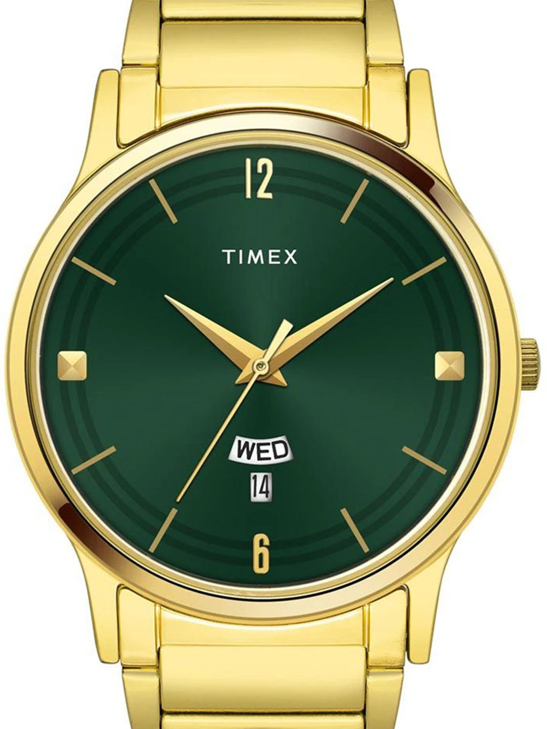 Timex Trendline Round 39mm Green Dial Analog Watch - TW000R462
