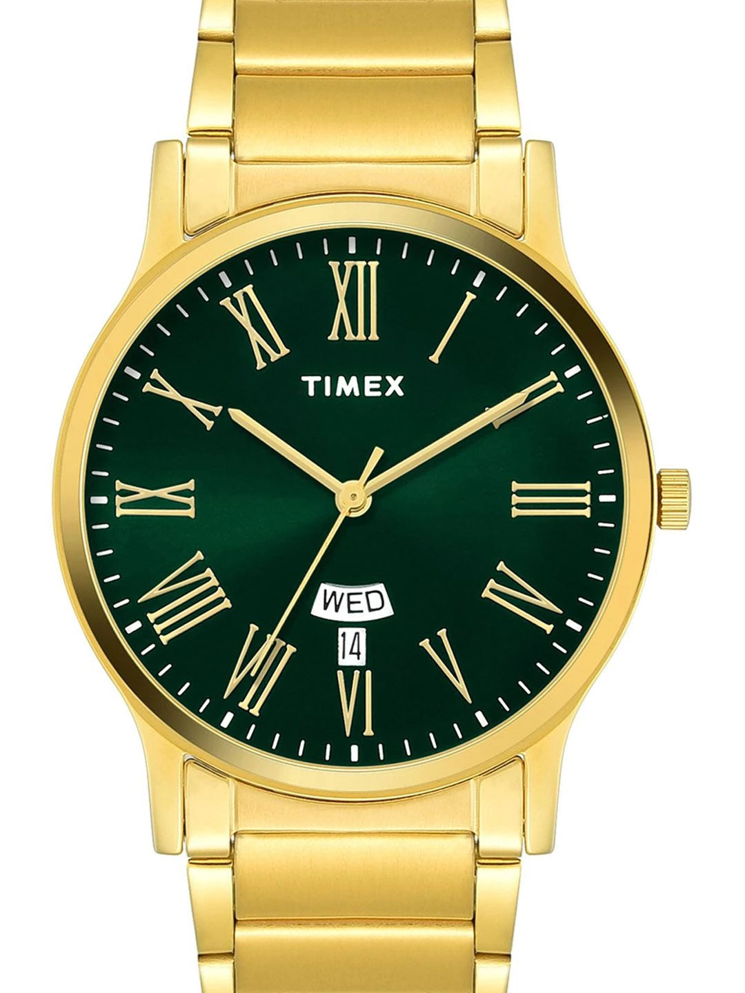Timex Trendline Round 21mm Green Dial Analog Watch - TW000R469