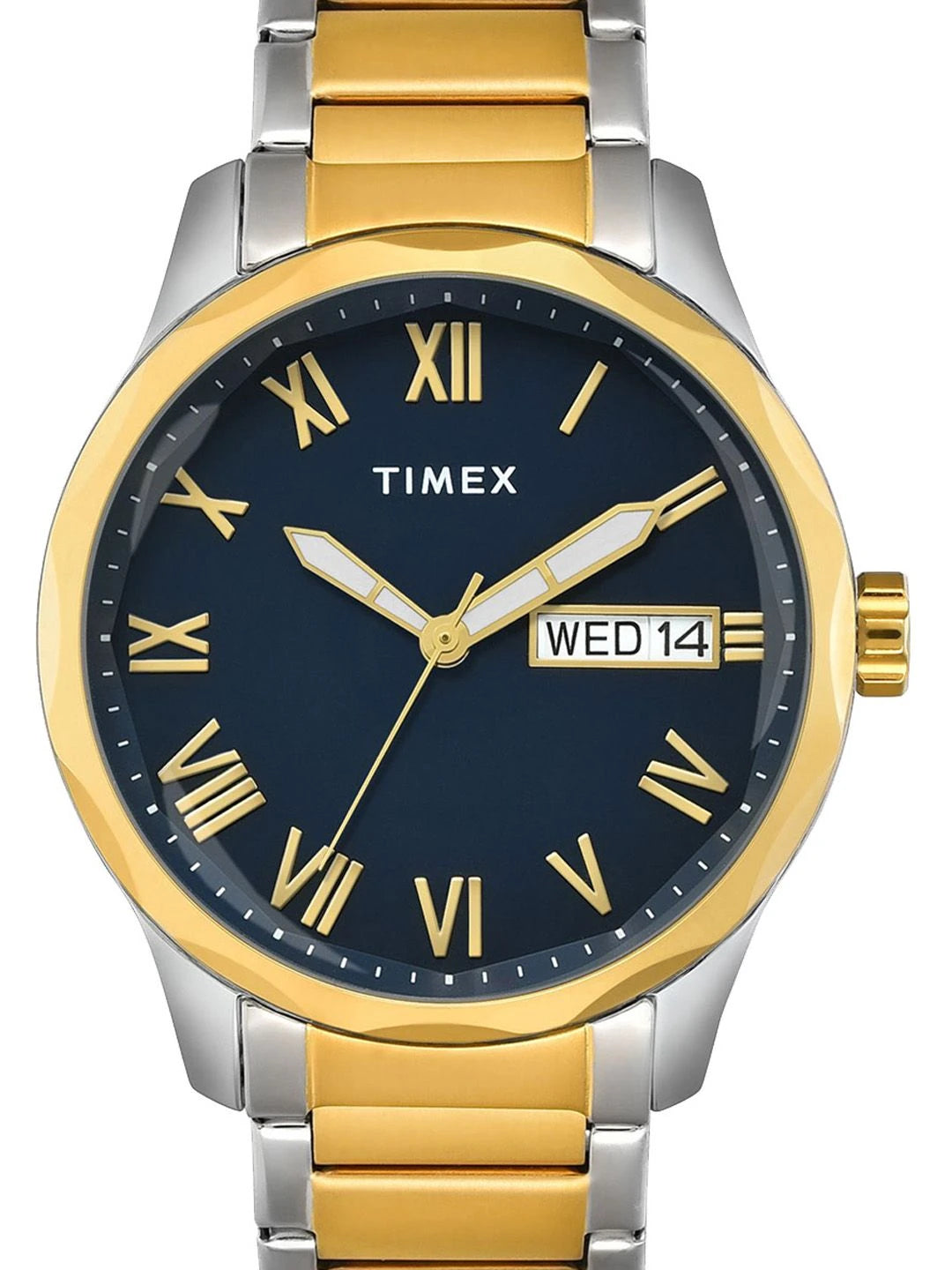 Timex Signio Round 44mm Blue Dial Analog Watch - TW0TG7642