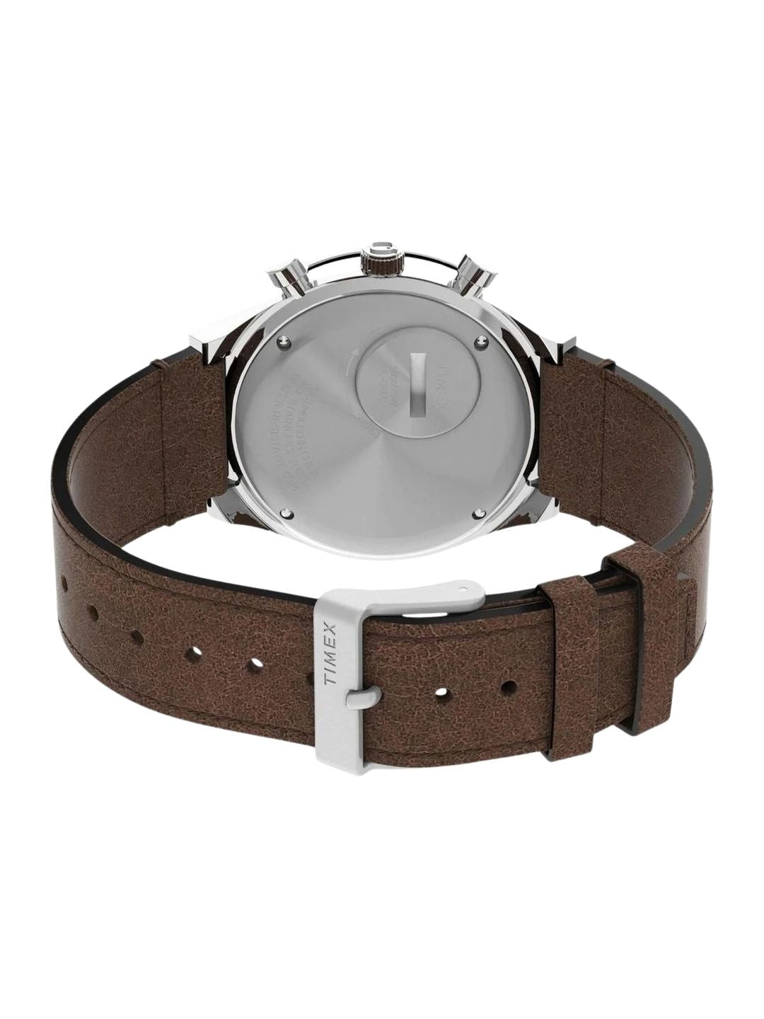 Timex Dial & Leather Strap Analogue Chronograph Watch - TW2V42800U9