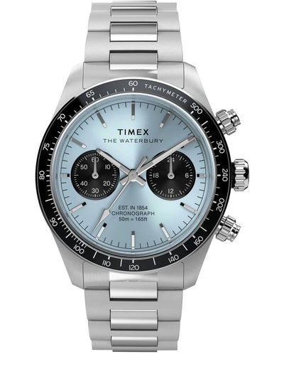 Timex Dial & Stainless Steel Bracelet Style Strap Analogue Chronograph Watch - TW2Y70500IK