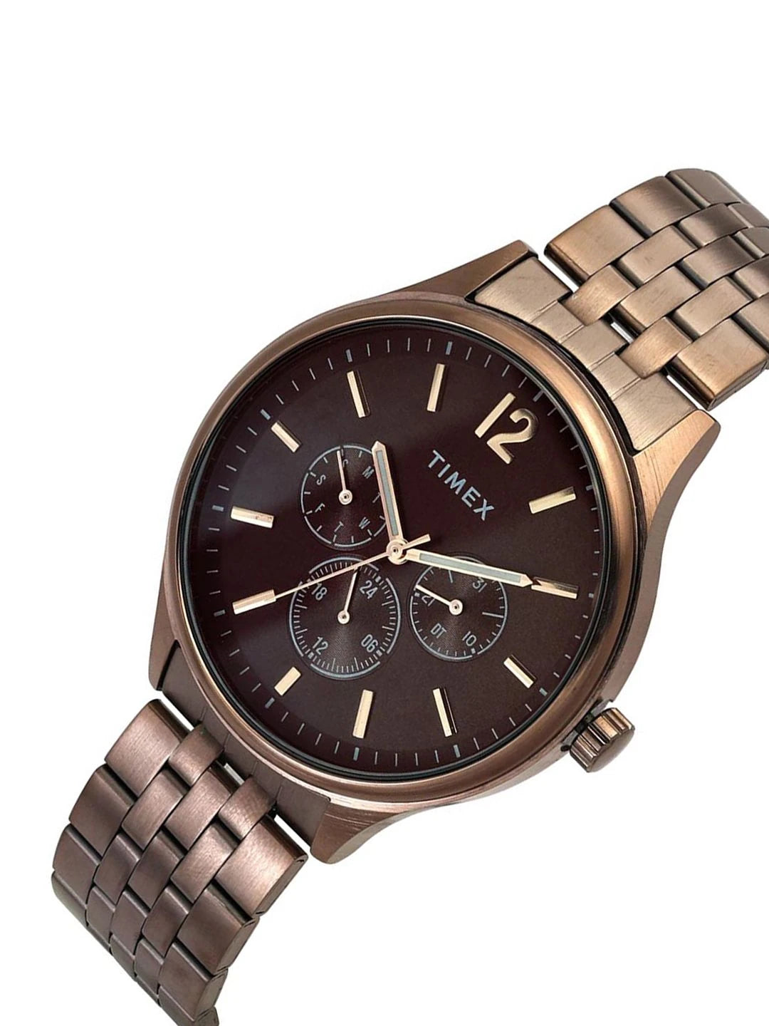 Timex Trendline Round 21mm Brown Dial Analog Watch - TWEG18436
