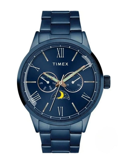 Timex Modern Round Blue Dial Analog Watch - TWEG19946