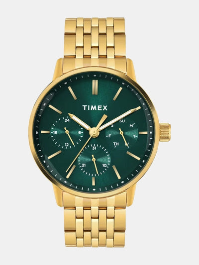 Timex Trendline Round Green Dial Analog Watch - TWEG25407
