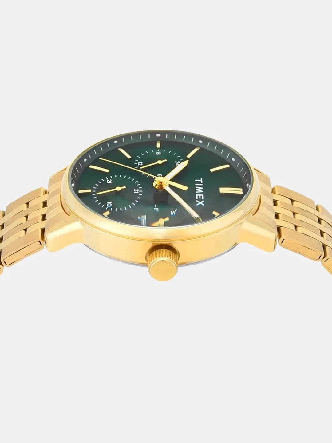 Timex Trendline Round Green Dial Analog Watch - TWEG25407
