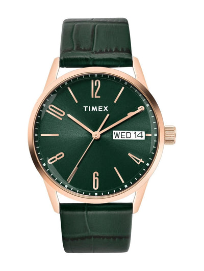 Timex Trendline Round 21mm Green Dial Analog Watch - TWEG25509