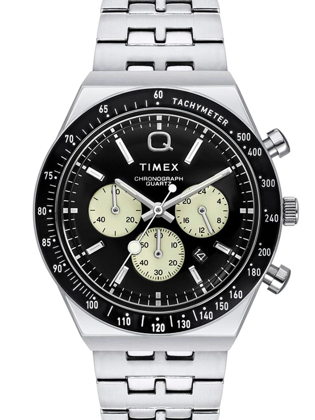 Timex Q Round 21mm Black Dial Analog Watch - TWEG26402